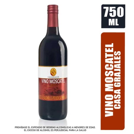 VINO MOSCATEL CASA GRAJALES X 750ML