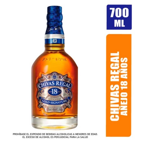 WHISKY CHIVAS REGAL 18 AÑOS X 700ML