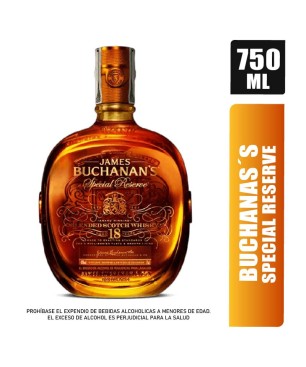 WHISKY BUCHANAN´S SPECIAL RESERVE 18 AÑOS X 750ML
