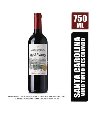VINO TINTO SANTA CAROLINA RESERVADO X 750ML