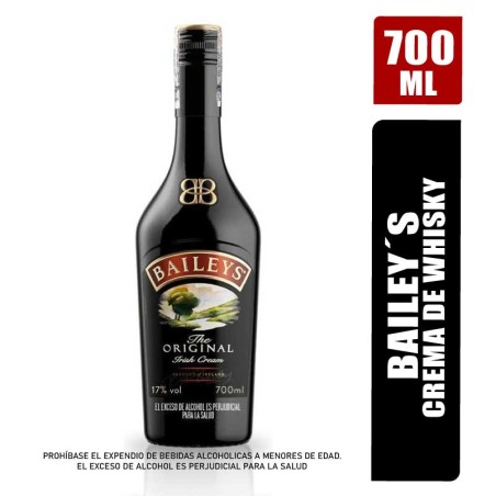CREMA DE WHISKY BAILEYS BOTELLA X 700ML