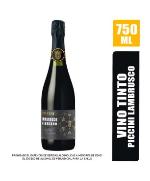 LAMBRUSCO PICCINI VINO TINTO X 750ML