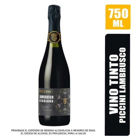 LAMBRUSCO PICCINI VINO TINTO X 750ML