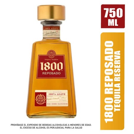 TEQUILA 1800 REPOSADO X 750ML