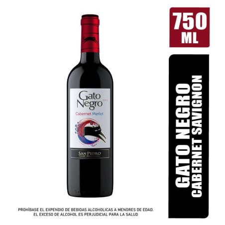 VINO TINTO GATO NEGRO X 750ML