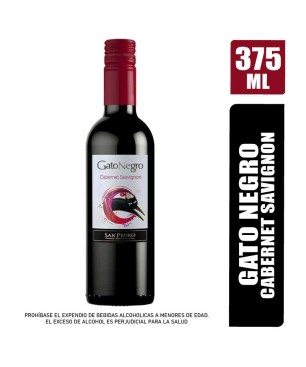 VINO TINTO GATO NEGRO X 375ML
