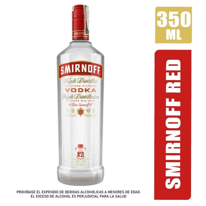 VODKA SMIRNOFF RED X 350ML