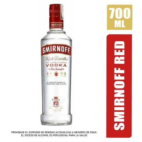 VODKA SMIRNOFF RED X 700ML