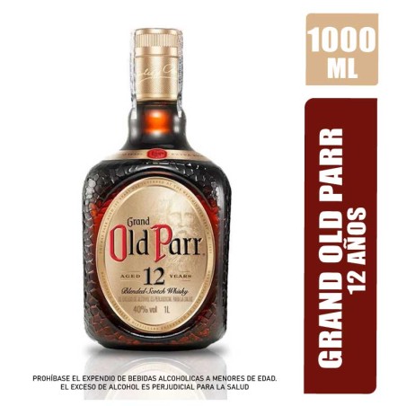 WHISKY OLD PARR 12 AÑOS X 1000ML