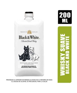 WHISKY BLACK & WHITE X 200ML