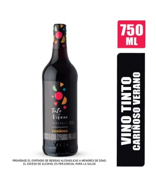 VINO TINTO VERANO CARIÑOSO BOTELLA X 750ML