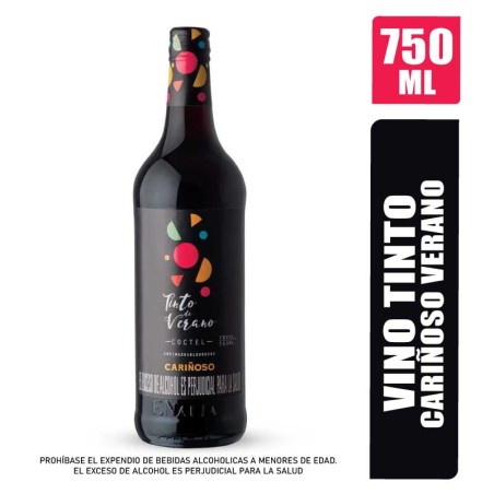 VINO TINTO VERANO CARIÑOSO BOTELLA X 750ML