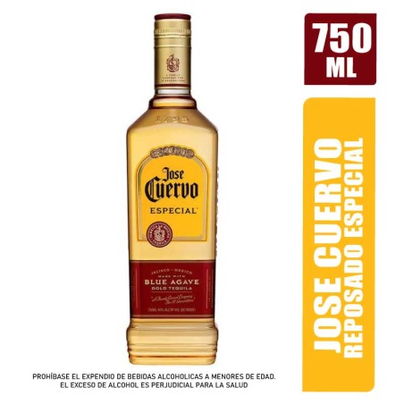 TEQUILA REPOSADO ESPECIAL JOSE CUERVO X 750ML