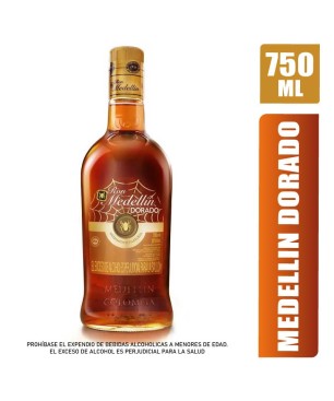 RON MEDELLIN DORADO BOTELLA X 750ML