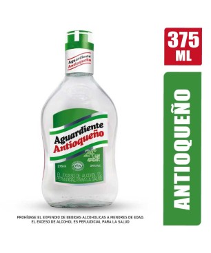 AGUARDIENTE ANTIOQUEÑO VERDE X 375ML