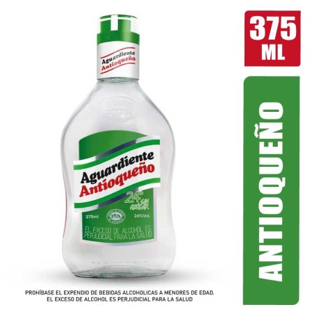AGUARDIENTE ANTIOQUEÑO VERDE X 375ML