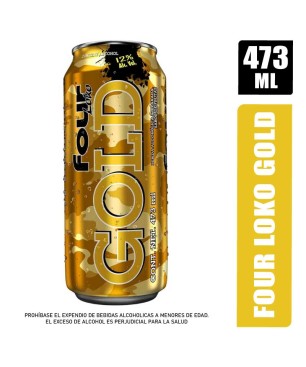 VODKA FOUR LOKO GOLD X 473ML