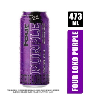 VODKA FOUR LOKO PURPLE X 473ML