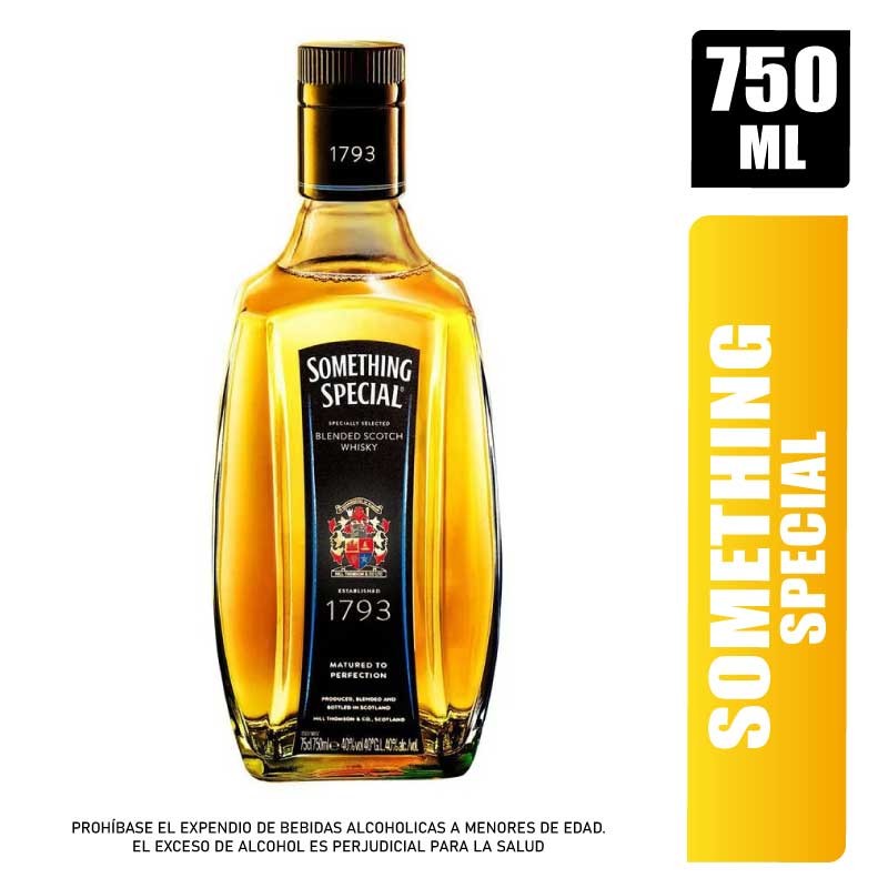 WHISKY SOMETHING SPECIAL X 750ML