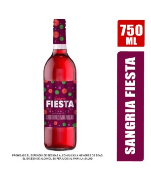 VINO SANGRIA FIESTA BOTELLA X 750ML