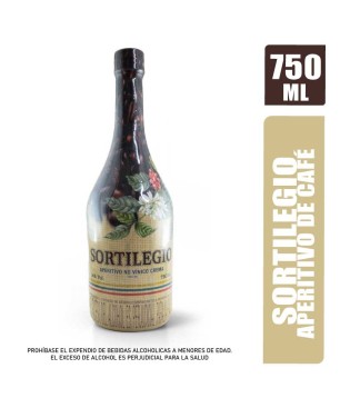 APERITIVO CREMA DE CAFE SORTILEGIO X 750ML