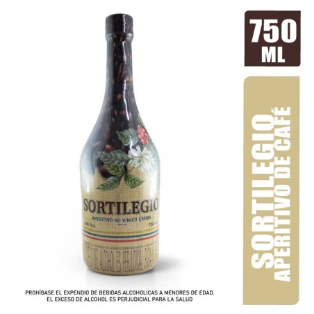 APERITIVO CREMA DE CAFE SORTILEGIO X 750ML