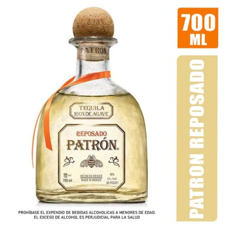 TEQUILA PATRON REPOSADO X 700ML