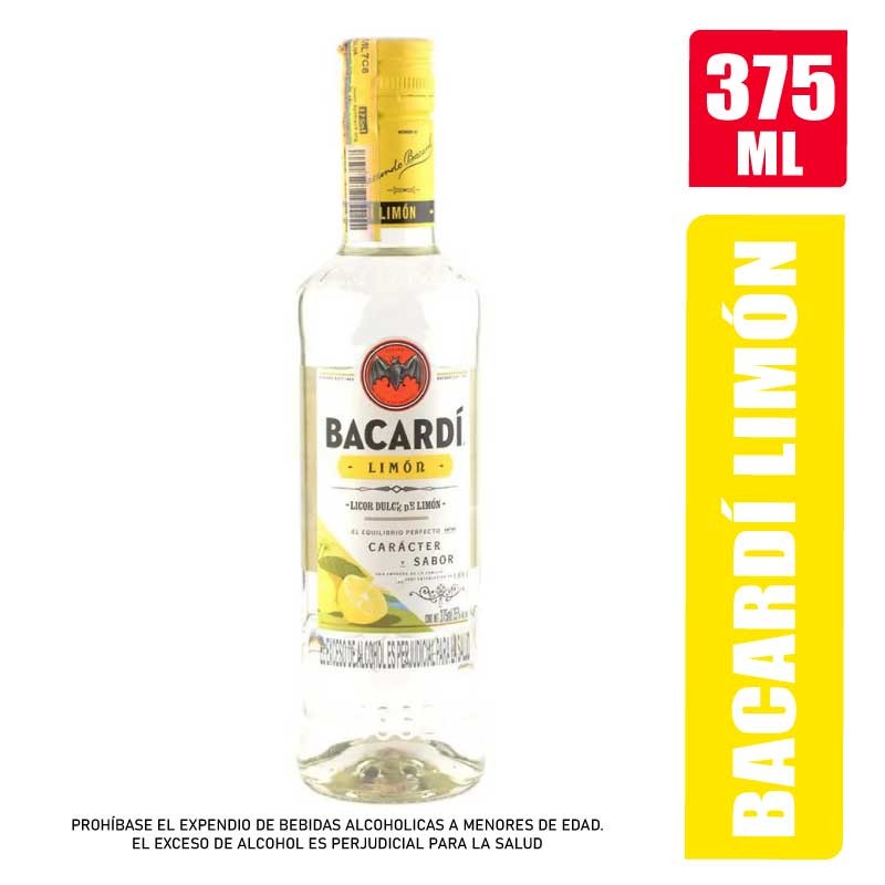 RON BACARDÍ LIMÓN X 375ML