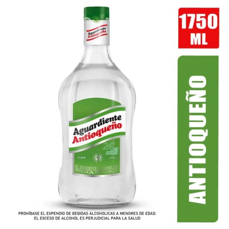 AGUARDIENTE ANTIOQUEÑO VERDE X 1750ML