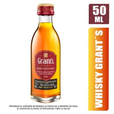 WHISKY GRANTS MINI X 50ML