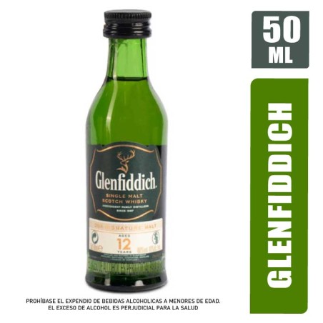 WHISKY GLENFIDDICH MINI X 50ML