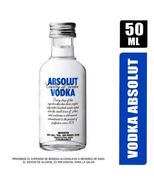VODKA ABSOLUT X 50ML