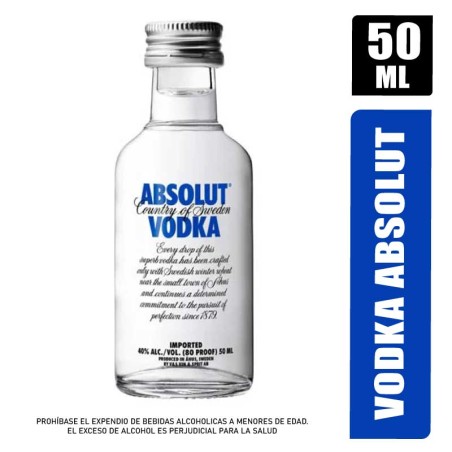 VODKA ABSOLUT X 50ML