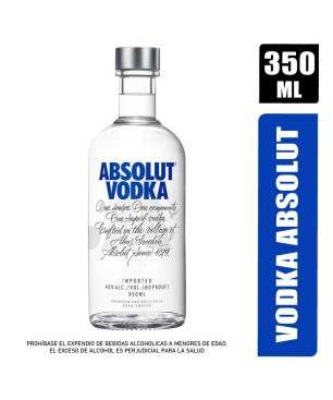 VODKA ABSOLUT X 350ML