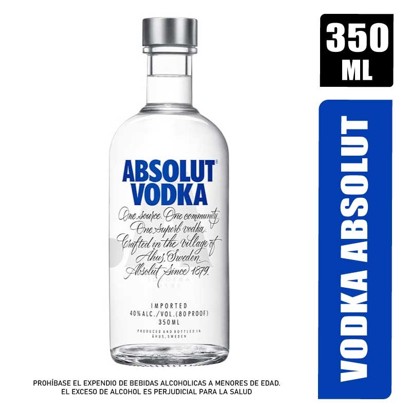 VODKA ABSOLUT X 350ML