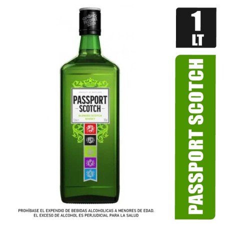 WHISKY PASSPORT SCOTCH X 1000ML