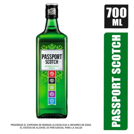 WHISKY PASSPORT SCOTCH X 700ML