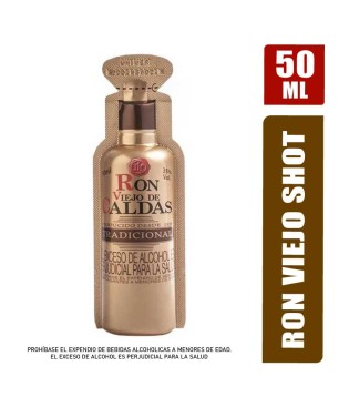 RON VIEJO DE CALDAS 3 AÑOS SHOT X 50ML