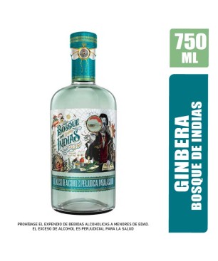 GINEBRA BOSQUE DE INDIAS X 750ML