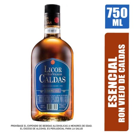 RON VIEJO DE CALDAS ESENCIAL X 750ML
