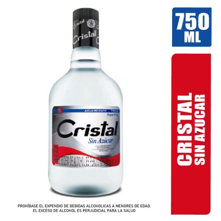 AGUARDIENTE CRISTAL OPALIZADO X 750ML