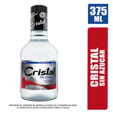 AGUARDIENTE CRISTAL OPALIZADO X 375ML