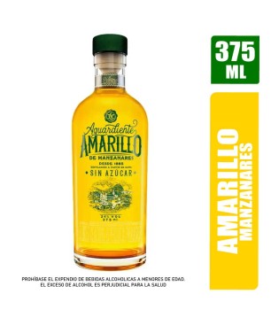 AGUARDIENTE AMARILLO DE MANZANARES X 375ML