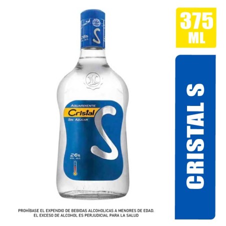 AGUARDIENTE CRISTAL S X 375ML