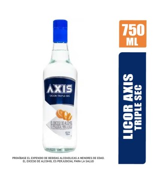 LICOR TRIPLE SEC AXIS X 750ML
