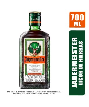 LICOR DE HIERBA JAGERMEISTER X 700ML