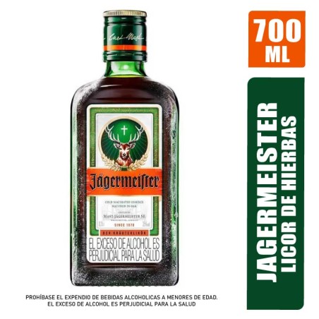 LICOR DE HIERBA JAGERMEISTER X 700ML