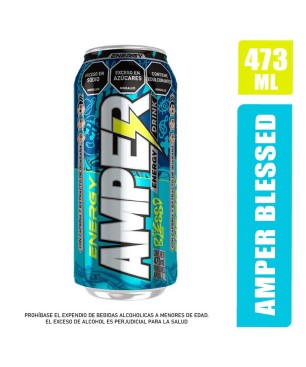 BEBIDA ENERGIZANTE AMPER BY BLESSED X 473ML