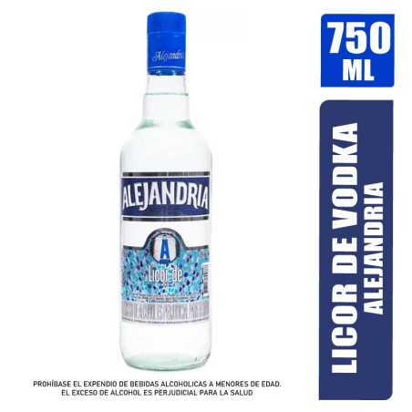 LICOR DE VODKA ALEJANDRIA X 750ML