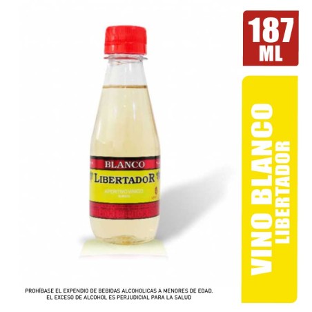 VINO BLANCO LIBERTADOR X 187ML